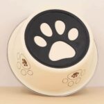 gamelle inox patte pour animaux