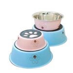 gamelle inox patte pour chat