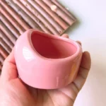 Bol en céramique pour rongeur, idéal pour l'alimentation et l'hydratation