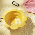 gamelle pliable fleur pour chien et chat