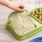 gamelle anti glouton tartine pour chiot et chaton