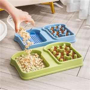 gamelle anti glouton tartine pour chiots et chatons