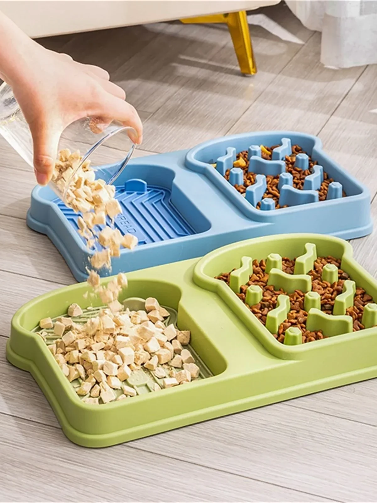 gamelle anti glouton tartine pour chien et chat