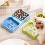 gamelle anti glouton tartine pour chiens et chats