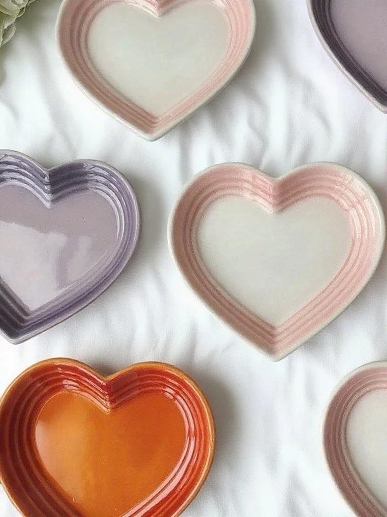 gamelle céramique cœur pour chiens et chats