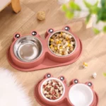 gamelle double grenouille pour chien