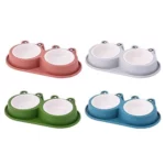 gamelle double grenouille pour animaux