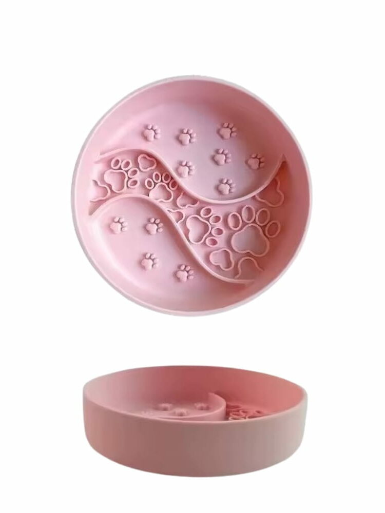 Gamelle pour chien en silicone, idéale pour éviter les gloutons