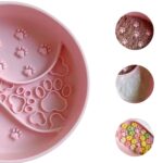 gamelle anti glouton silicone patte pour chiot et chaton