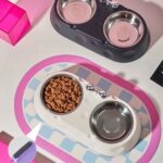 Gamelle design lunaire pour une alimentation chic de vos animaux.