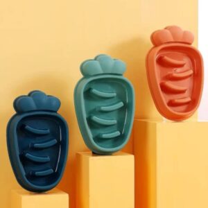 gamelle anti glouton carotte pour chien et chat