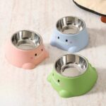 gamelle inclinée dinosaure pour chiens et chats