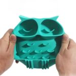 gamelle anti glouton hibou pour chiot et chaton