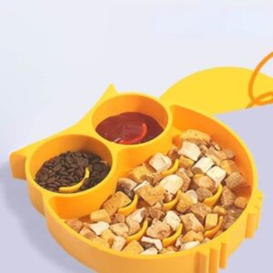 gamelle anti glouton hibou pour animaux