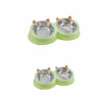 gamelle double inox chat pour animaux