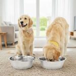 gamelle inox durable pour chiot et chaton