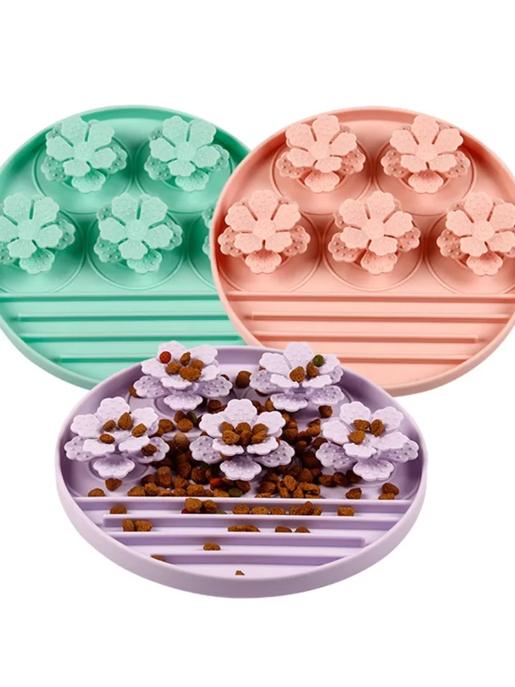 gamelle anti glouton double zone pour chien et chat