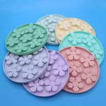 gamelle anti glouton silicone fleur pour chien et chat