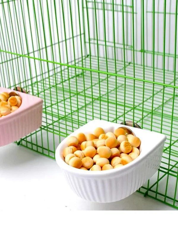 gamelle fixation cage rongeur pour animaux