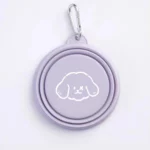 gamelle pliable voyage chien violet