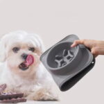 Gamelle pour chien en silicone, parfaite pour une digestion saine