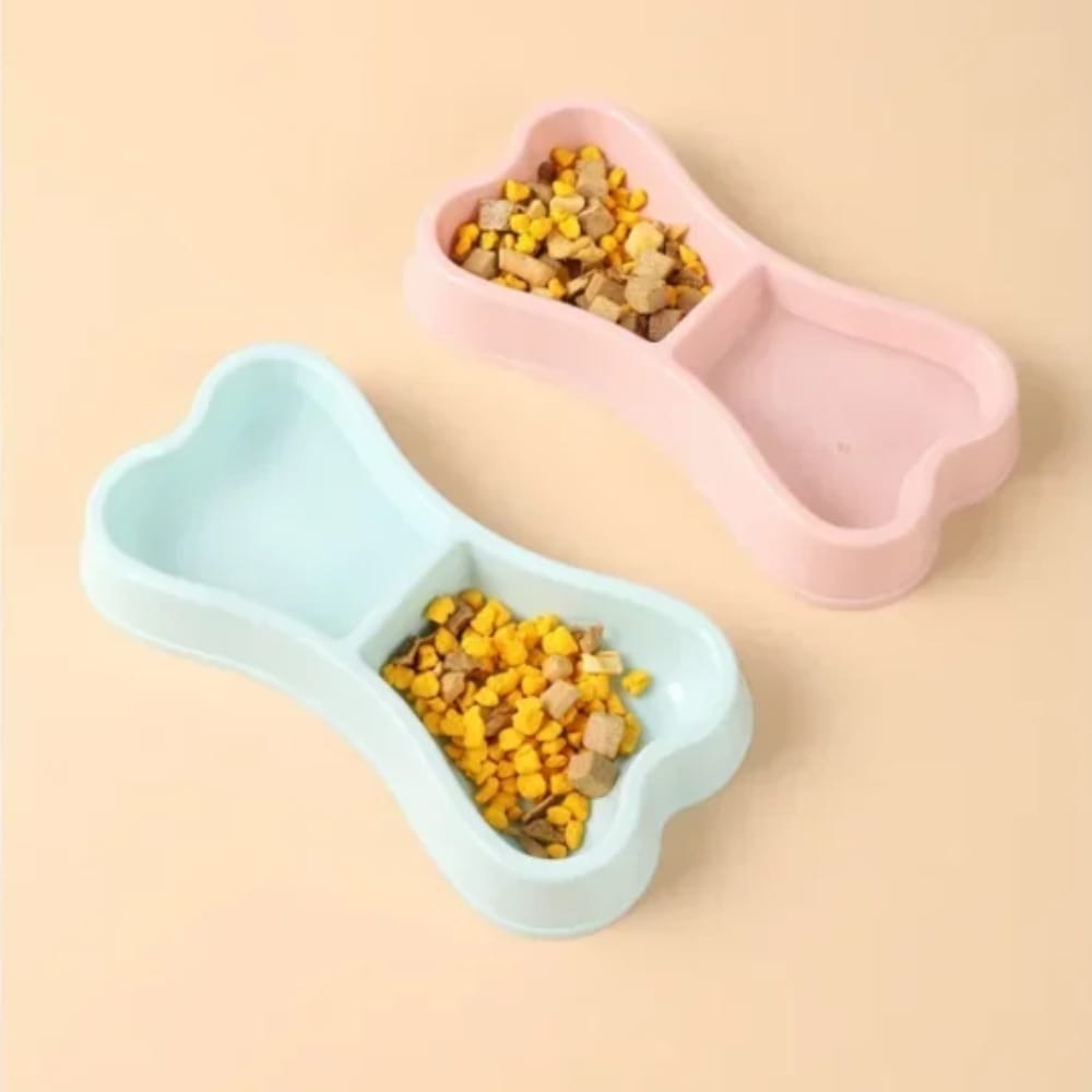 Gamelle Chien Double Os pour chien et chat