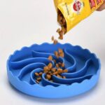 gamelle anti-glouton chien silicone pour chien