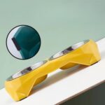gamelle double antidérapante inox pour animaux