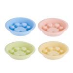 gamelle anti glouton plastique patte pour chien et chat