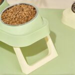 gamelle double surélevée inclinée pour croquettes