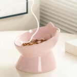 gamelle anti glouton inclinée chat pour chiot et chaton