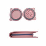 gamelle pliable anti glouton double pour animaux