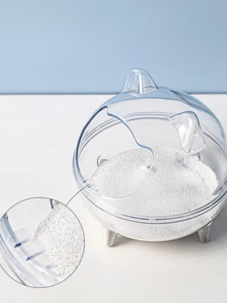 gamelle rongeur plastique transparente pour rongeur