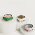 Gamelle pour chien surélevée, inox durable et résistant à la rouille