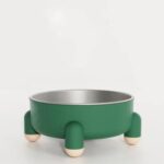 Gamelle surélevée en inox pour chiens de grande taille, confort optimal