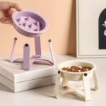 gamelle anti-glouton chien surélevée pour animaux