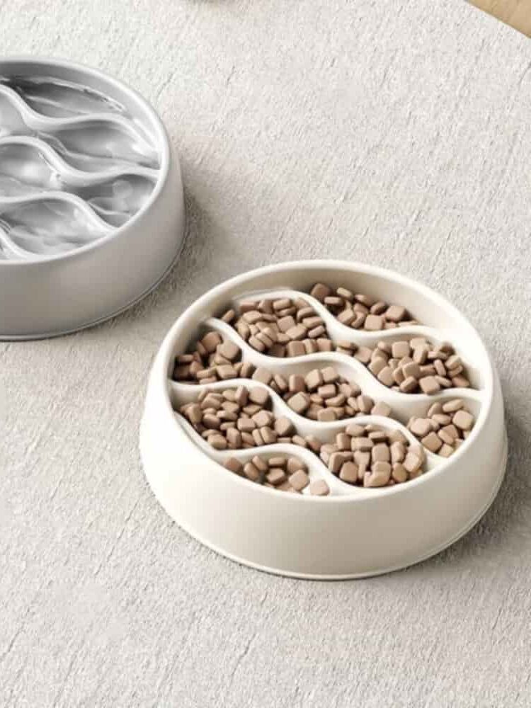 Gamelle Anti-Glouton Chat Vague pour animal