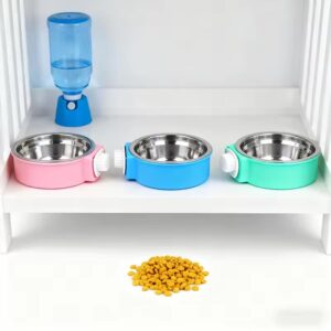 gamelle inox fixable rongeur pour animaux