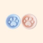 Gamelle anti glouton en plastique, facile à nettoyer