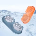 gamelle double ours pour animaux