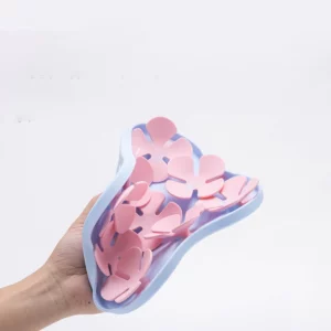 gamelle anti-glouton silicone fleur pour animal