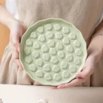 gamelle anti glouton relief patte pour animaux