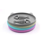 gamelle anti glouton silicone poisson pour animal