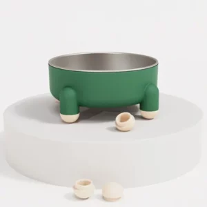Gamelle surélevée pour chien en acier inoxydable, facile à nettoyer