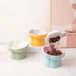 gamelle anti-glouton chat surélevée pour chiens et chats