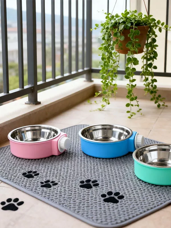 Gamelle inox pour rongeurs, design fonctionnel et élégant