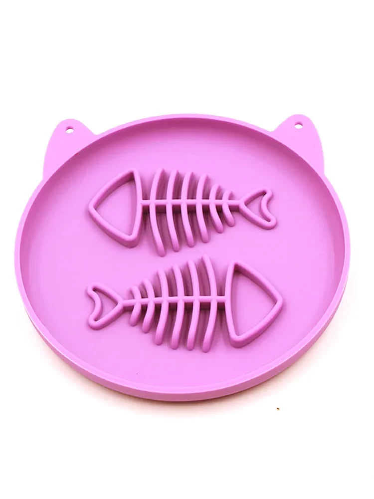 gamelle anti glouton silicone poisson pour chien et chat