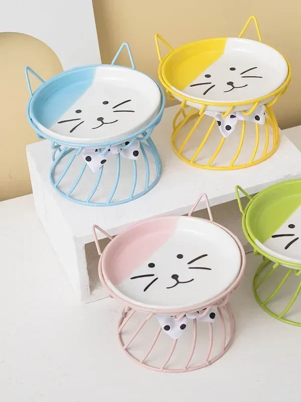 gamelle surélevée support chat pour chien et chat