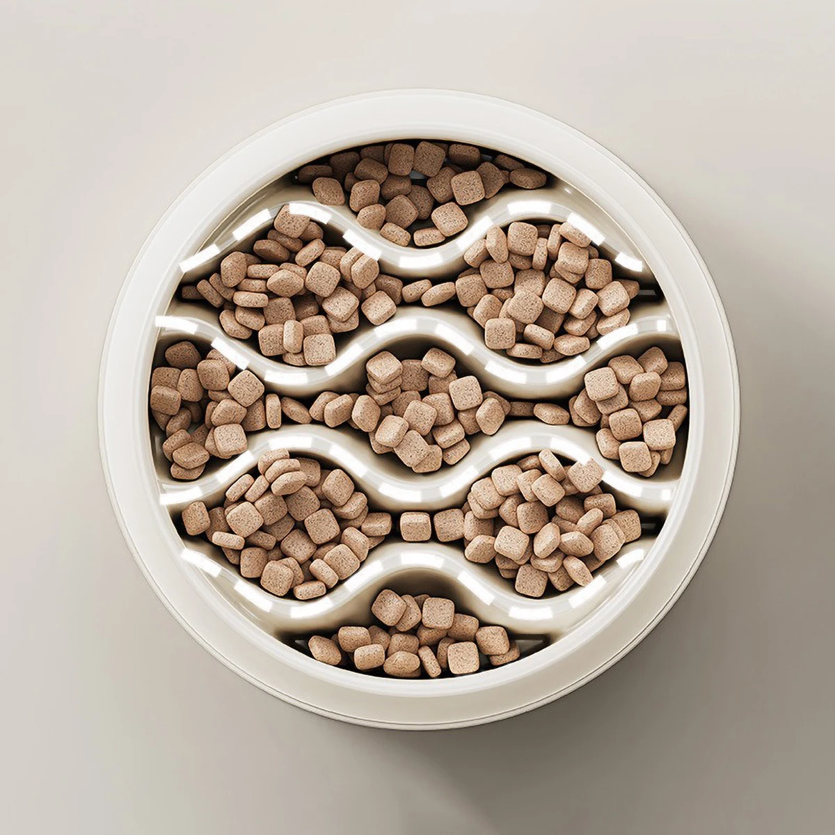 Gamelle Anti-Glouton Chat Vague pour chien et chat