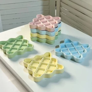 gamelle anti-glouton gaufre pour chien et chat